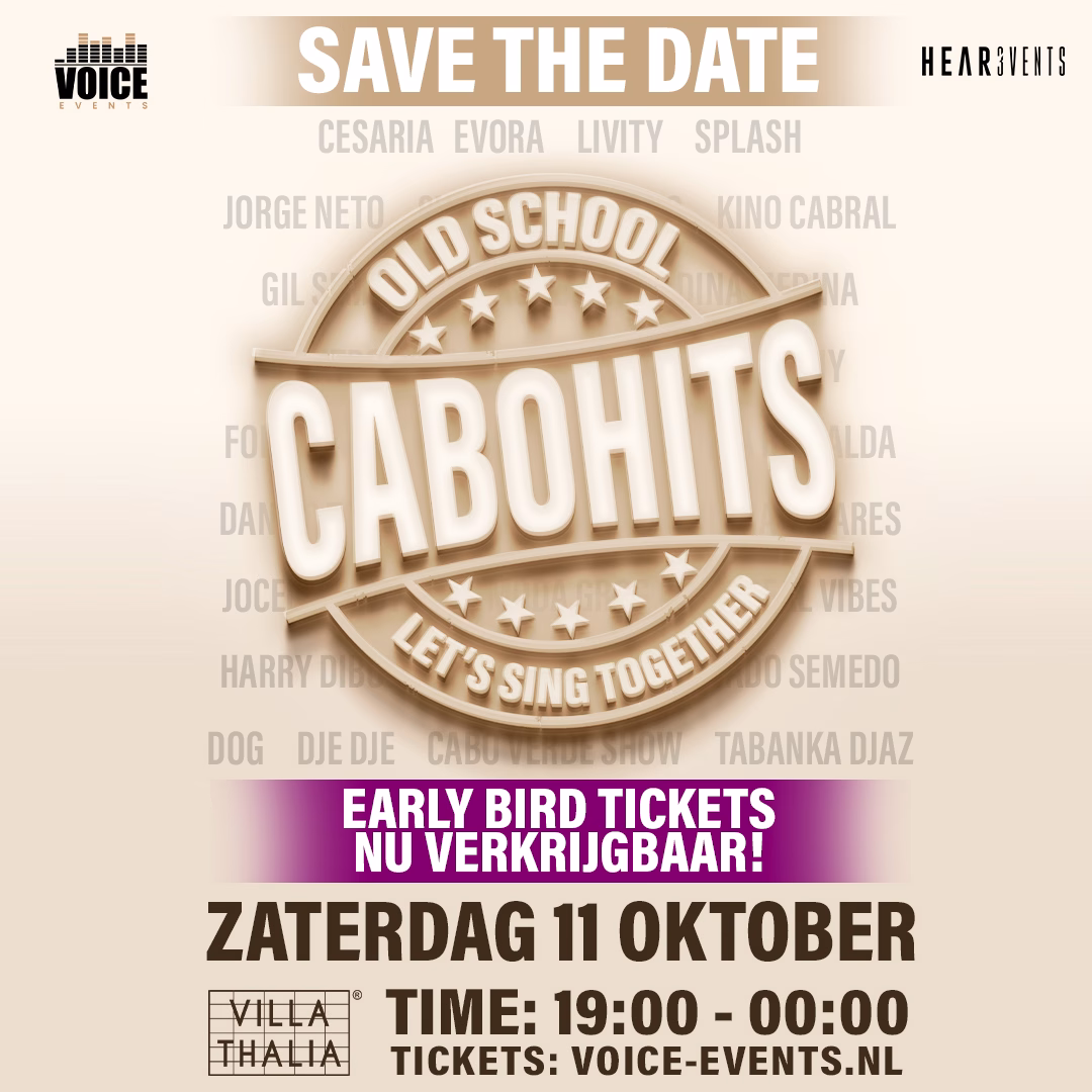 Flyer Oldschool Cabo Hits tweede editie